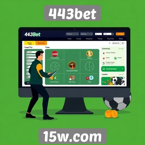 Avaliação da interface do usuário do site 443bet