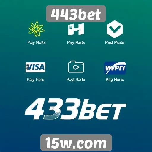 Métodos de pagamento disponíveis no 443bet